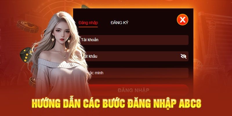Đăng nhập ABC8 bằng cách truy cập qua app